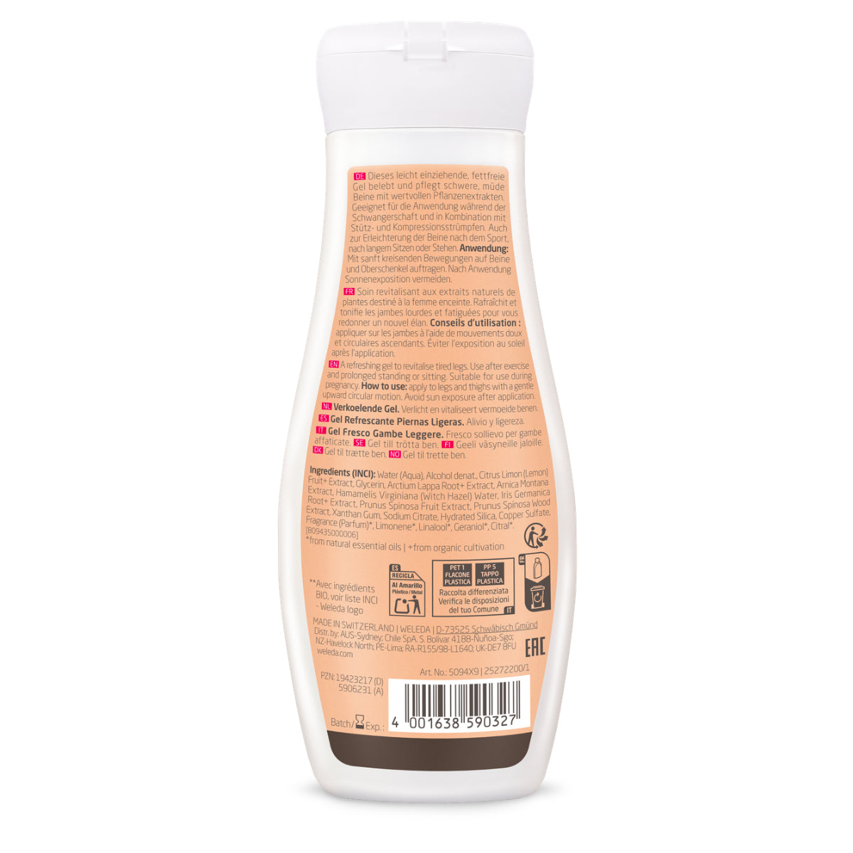 Gel för lätta ben Weleda 200 ml