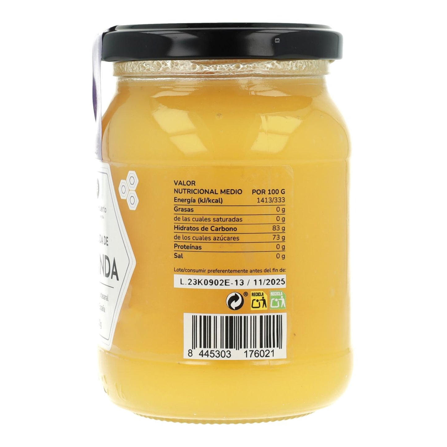 Rauwe lavendelhoning Planeta Huerto 500 g