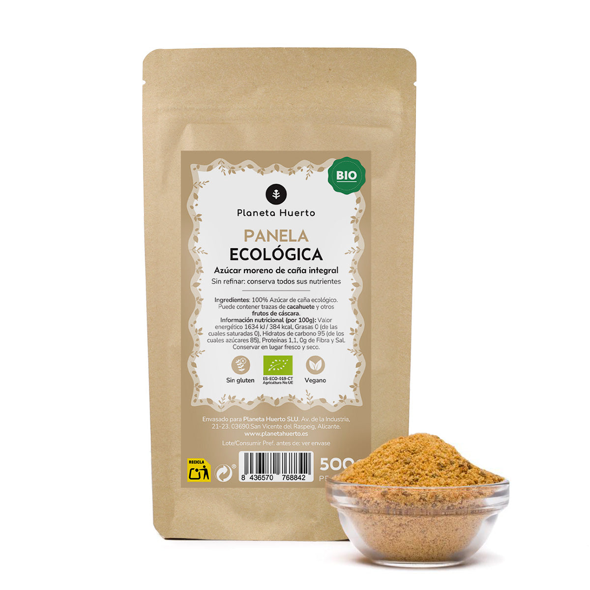Panela Suiker ECO Planeta Huerto