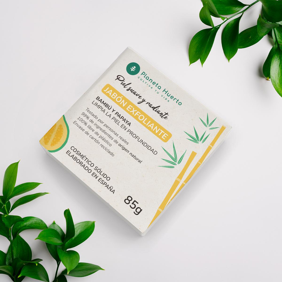 Exfoliating soap with Papaya extract Planeta Huerto 85 g