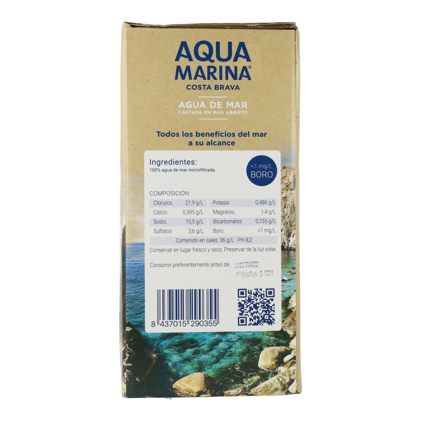 B&B Aquamarina Hypertonic Sea Water 3 L