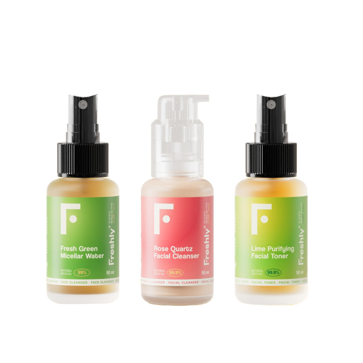 Mini Cleanser Trio-set, Freshly Cosmetics