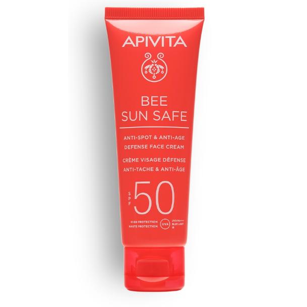 Solkräm mot pigmentfläckar SPF50 Apivita 50 ml