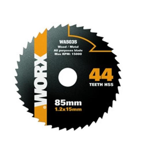 85 mm 44T HSS-WX423 multi-purpose disc - Worx