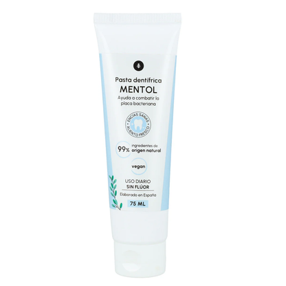 Toothpaste without fluoride Menthol Planeta Huerto 75 ml