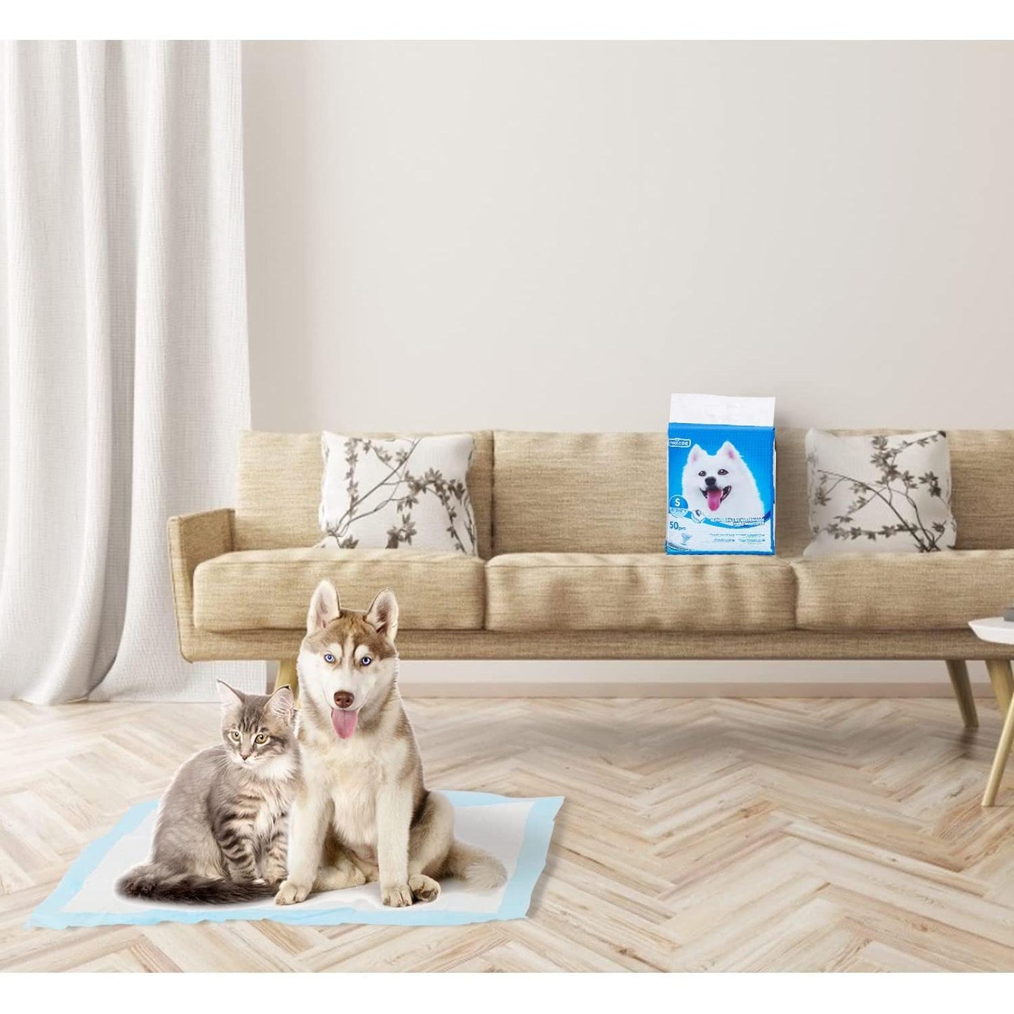 Tappetino igienico in tessuto non tessuto 60 x 40 cm Nobleza 50 pz