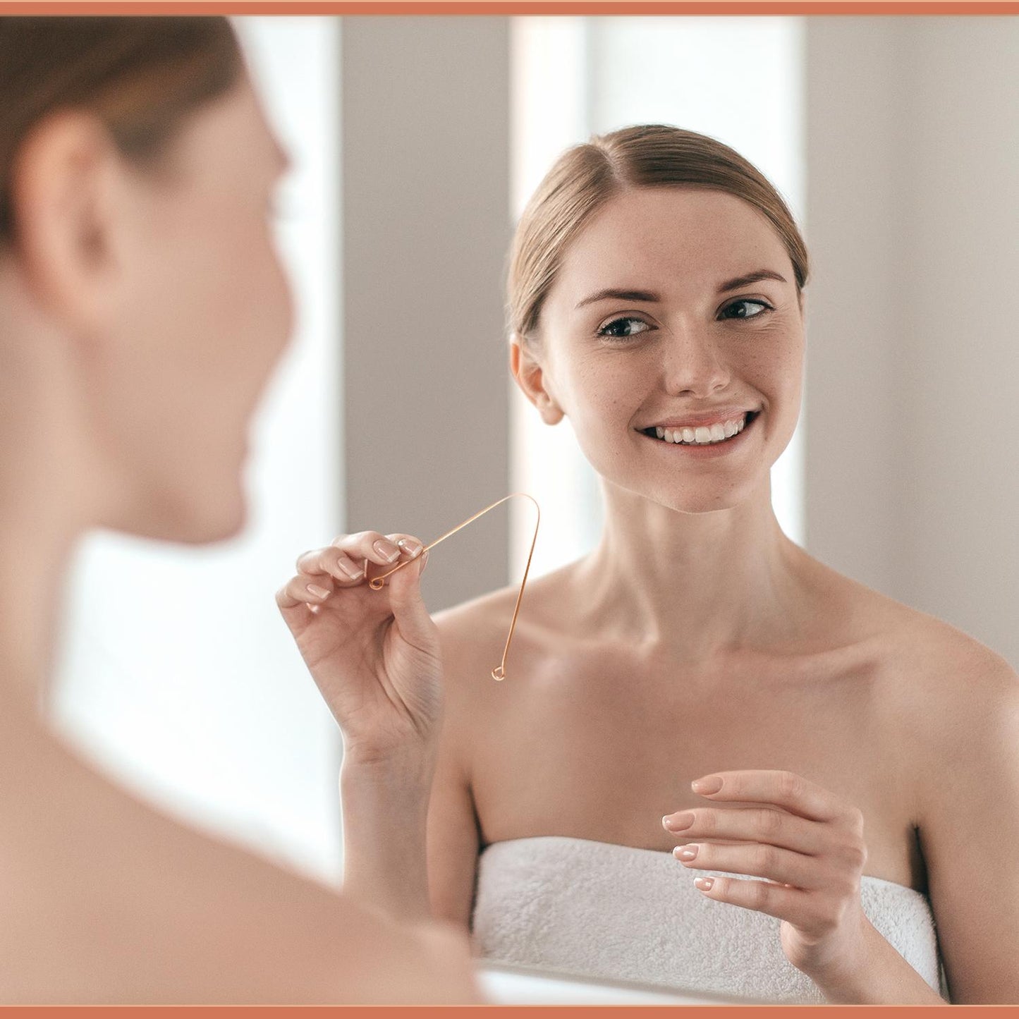 Zungenschaber aus Kupfer Arista Ayurveda