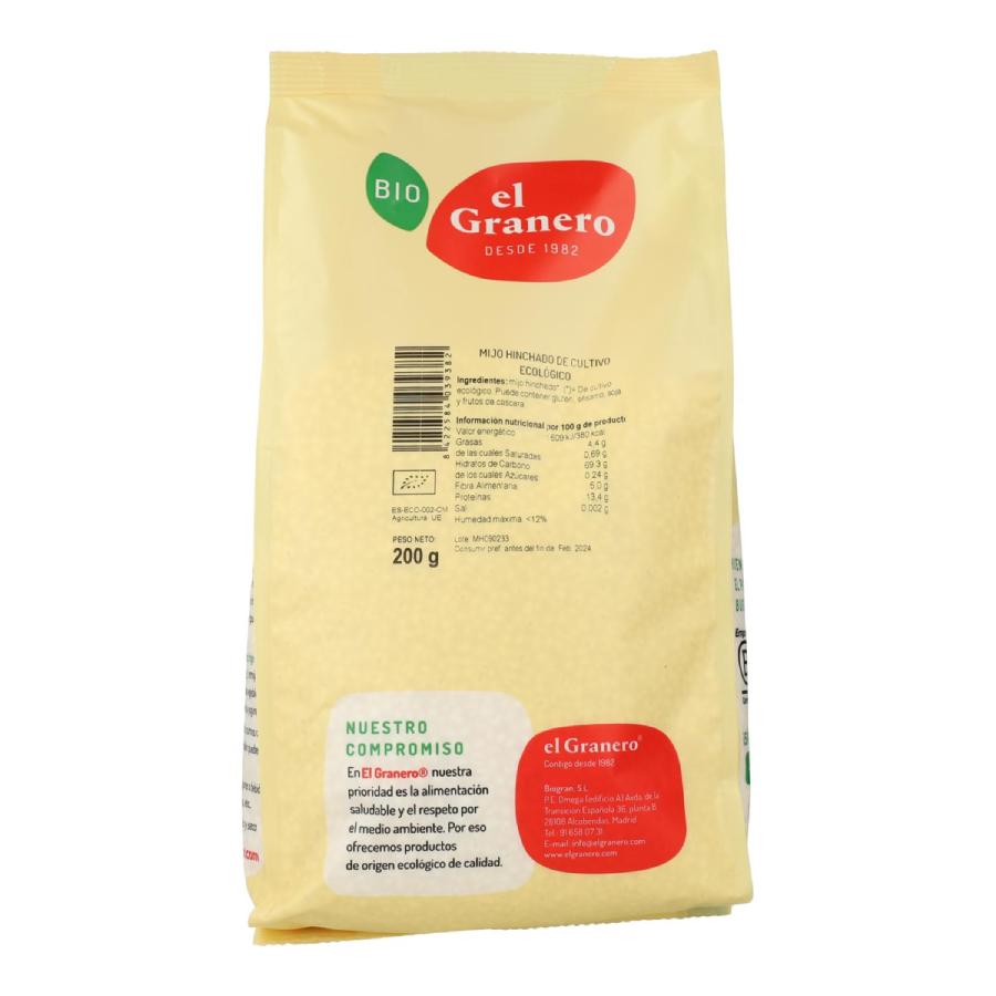 Pack 2x Millet soufflé bio El Granero 200 g