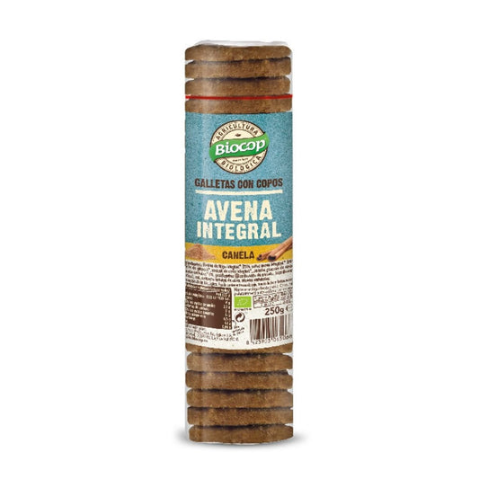 Biscuits aux flocons d'avoine complète et à la cannelle Biocop 250 g