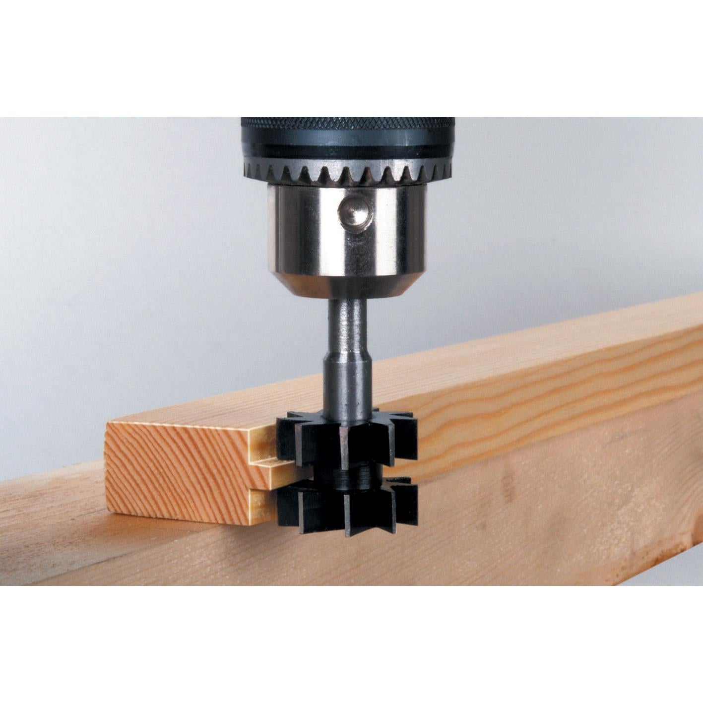 Wolfcraft 3259000 - 1 fresa a doppia linguetta Ø 30 x 22 mm