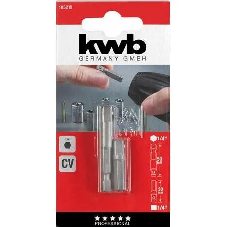 Lot de 2 adaptateurs pour clé à douille