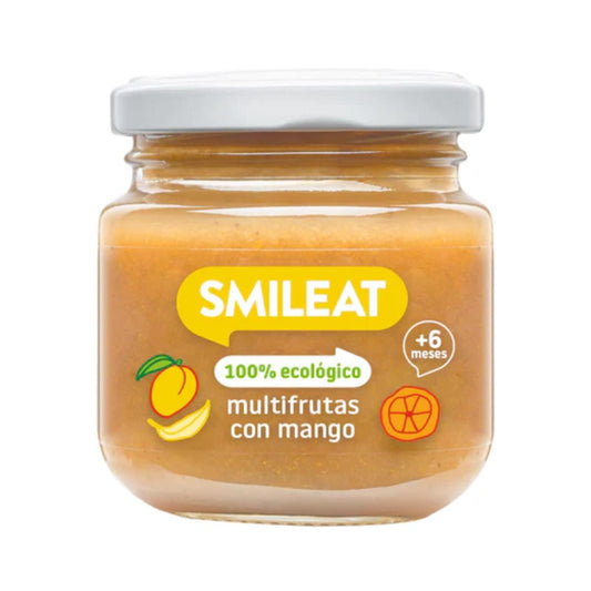Smileat Organic Multifruit Jar with Mango +6 Months 130 g