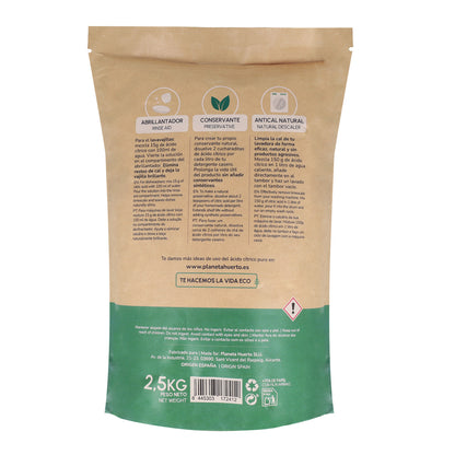 Kwas cytrynowy Planeta Huerto 2,5 kg