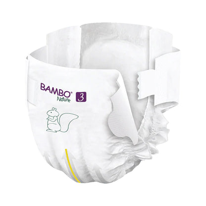 Packung Bambo Nature Windeln Größe 3 (4-8 kg), 3 x 28 Stück