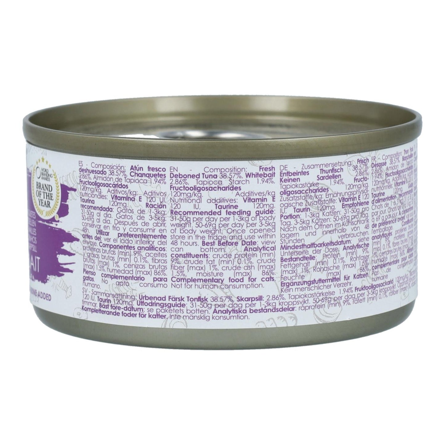 Kit Cat blikje Gravy - Tonijn & Ansjovis 70 g Natvoer voor katten in saus