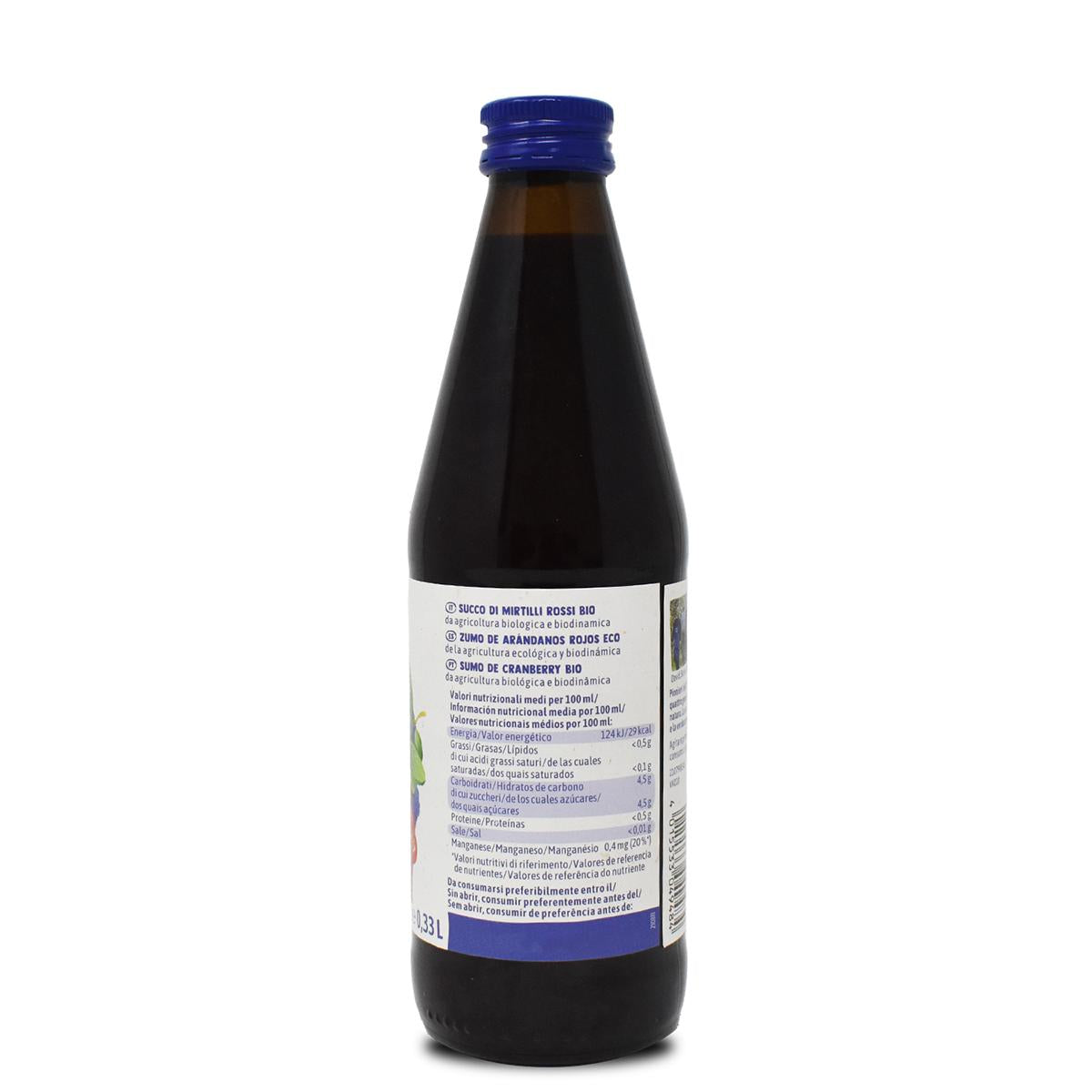 Jus de canneberges pur Demeter Voelkel 330 ml