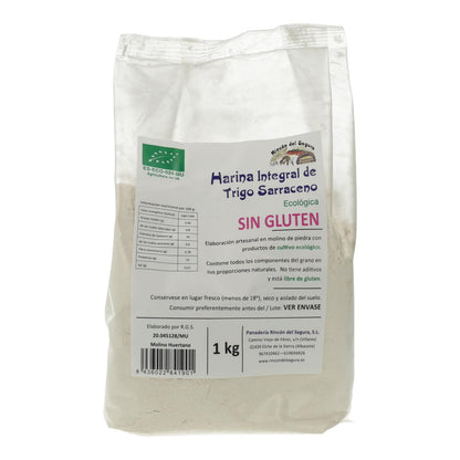 Glutenfreies Vollkorn-Buchweizenmehl Rincón del Segura 1 kg