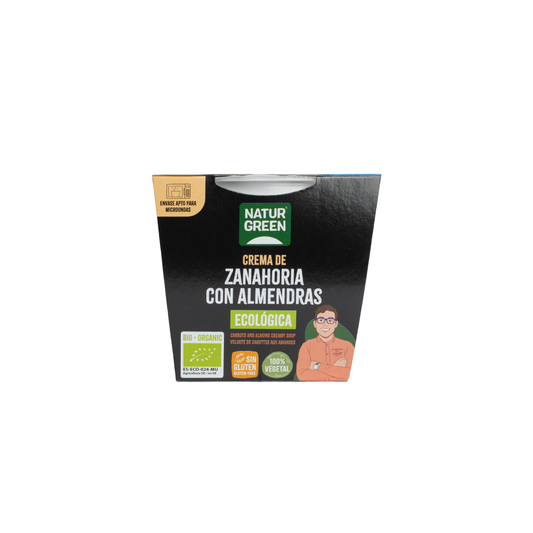 Crema di carote con mandorle Naturgreen, 310 g