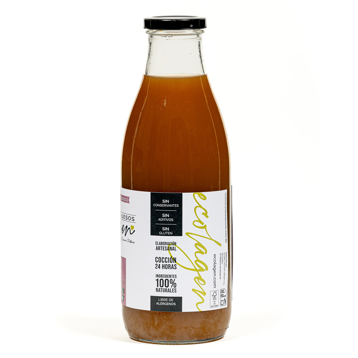 Bouillon de bœuf aux légumes bio Ecolagen 1 L