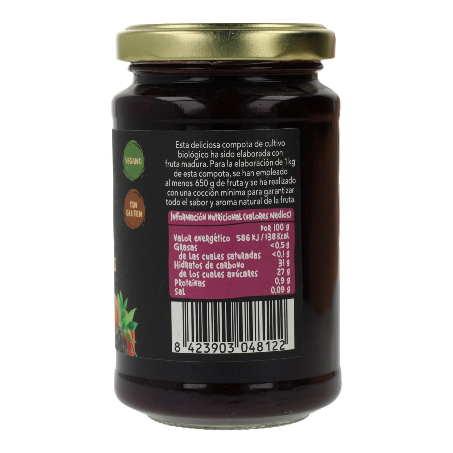 Biocop Organic Red Fruit Compote 265 g