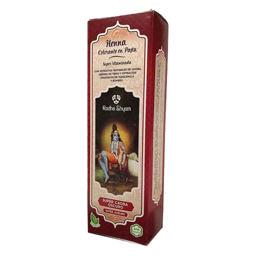 Henna-Paste Super Mahagoni Dunkel 200 ml Radhe