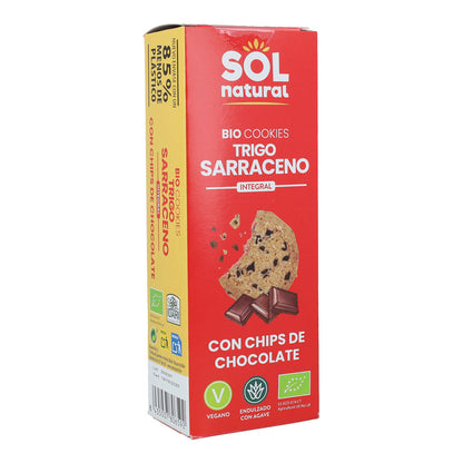 Sol Natural Organic Buckwheat and Chocolate Cookies 170 g