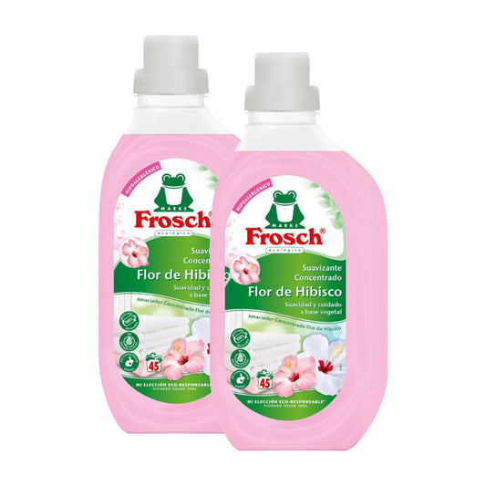 Pack of 2 Frosch Hibiscus Fabric Softener 900 ml