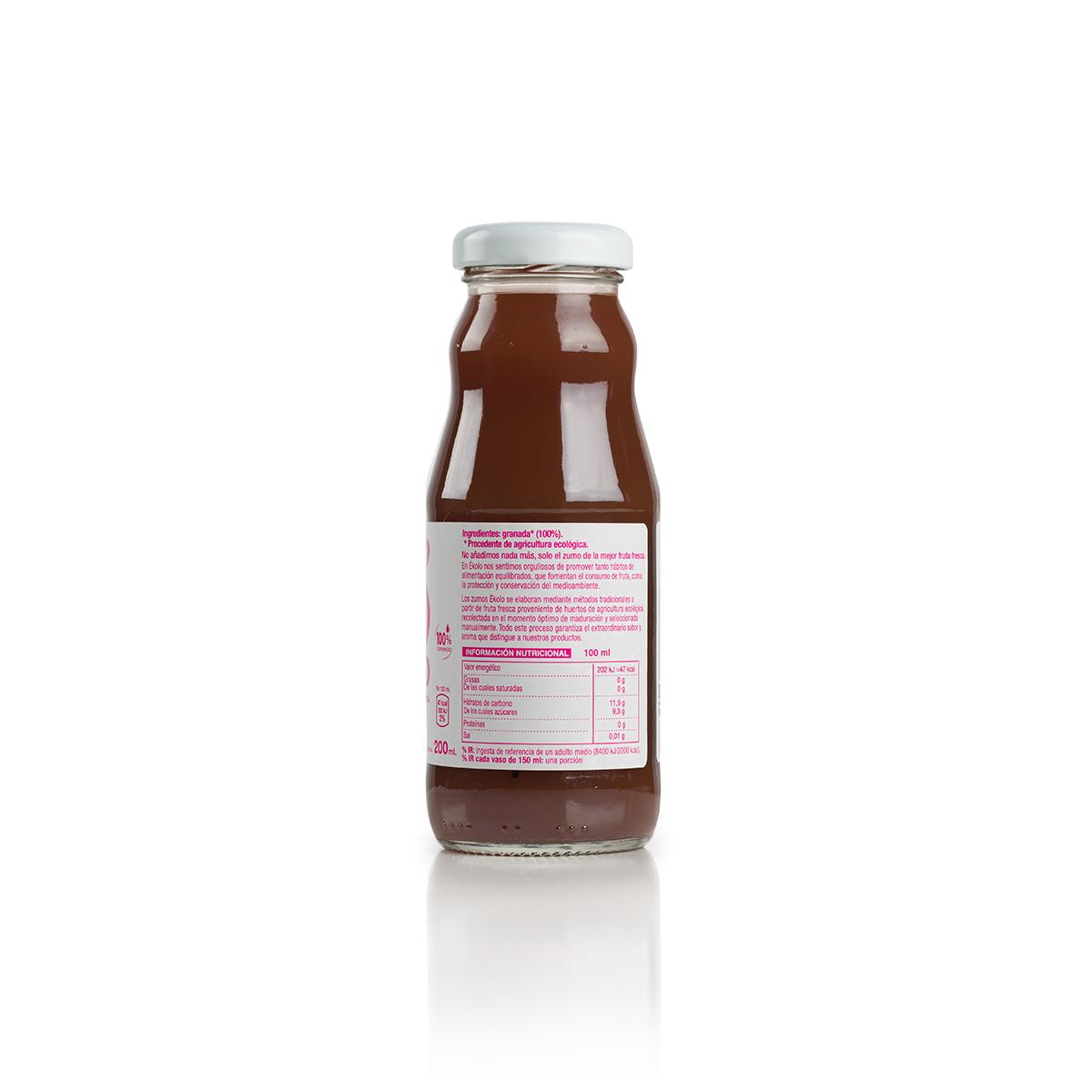 100 % frisch gepresster Granatapfelsaft Ékolo Bio 200 ml