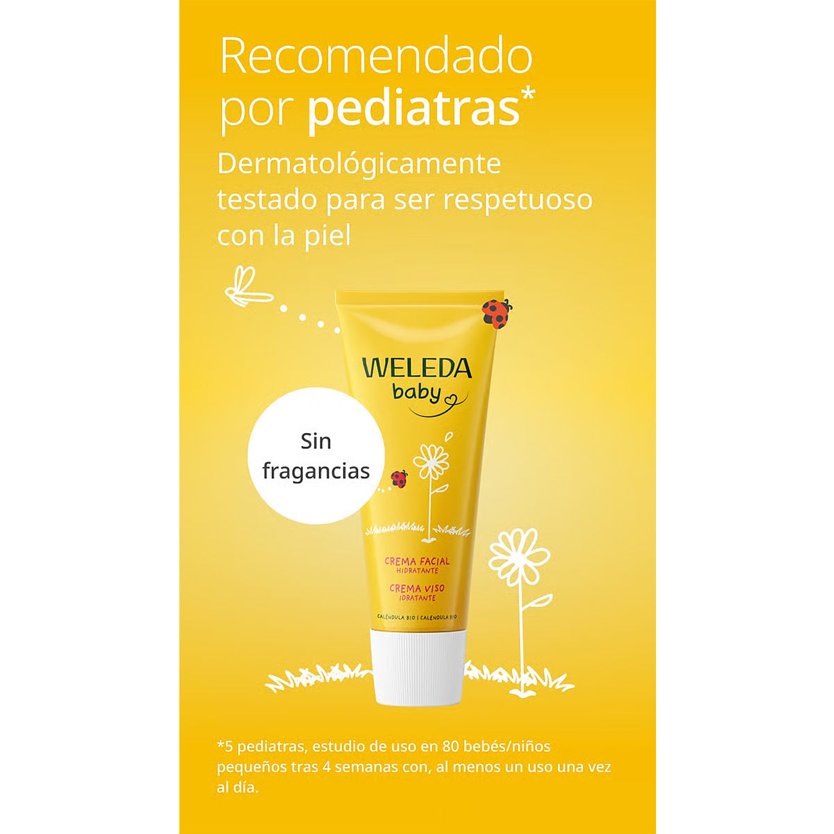 Crema viso per neonati alla calendula Weleda, 50 ml