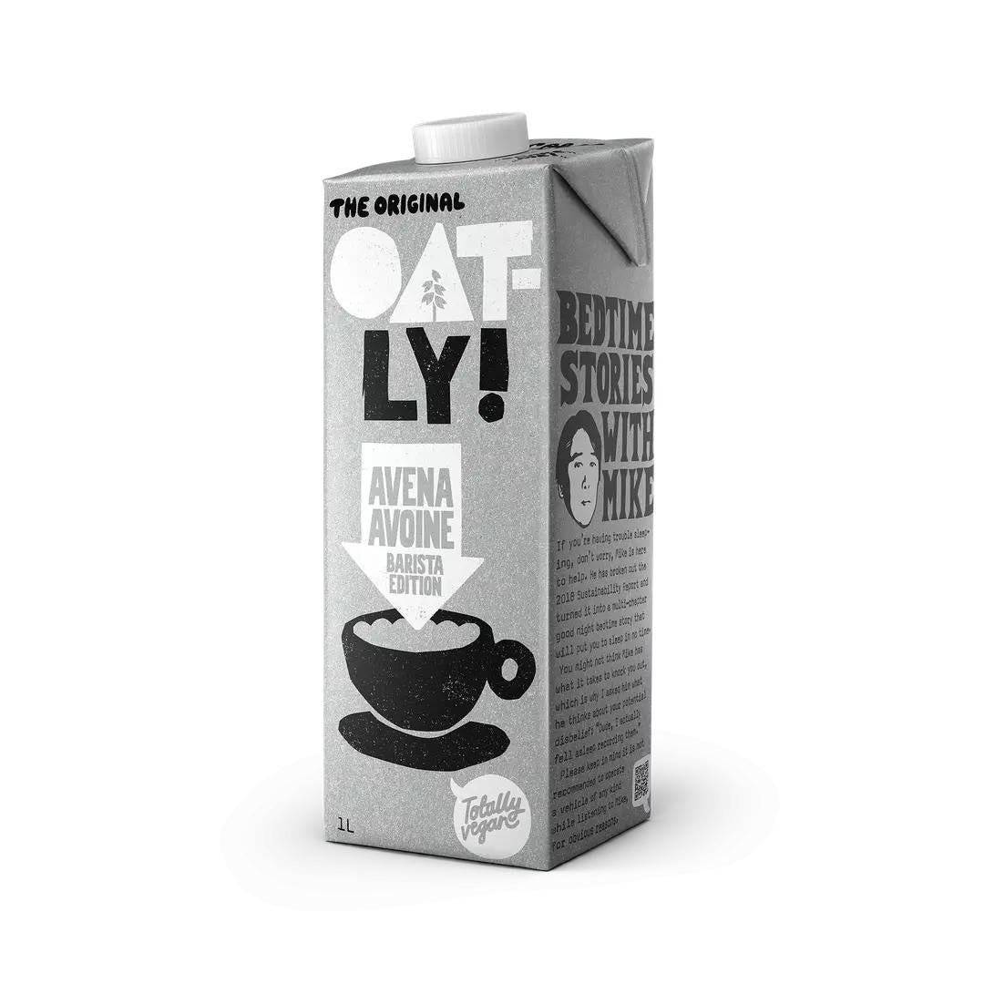 Pakket van 6 stuks Barista Oatly haverdrank 1 l
