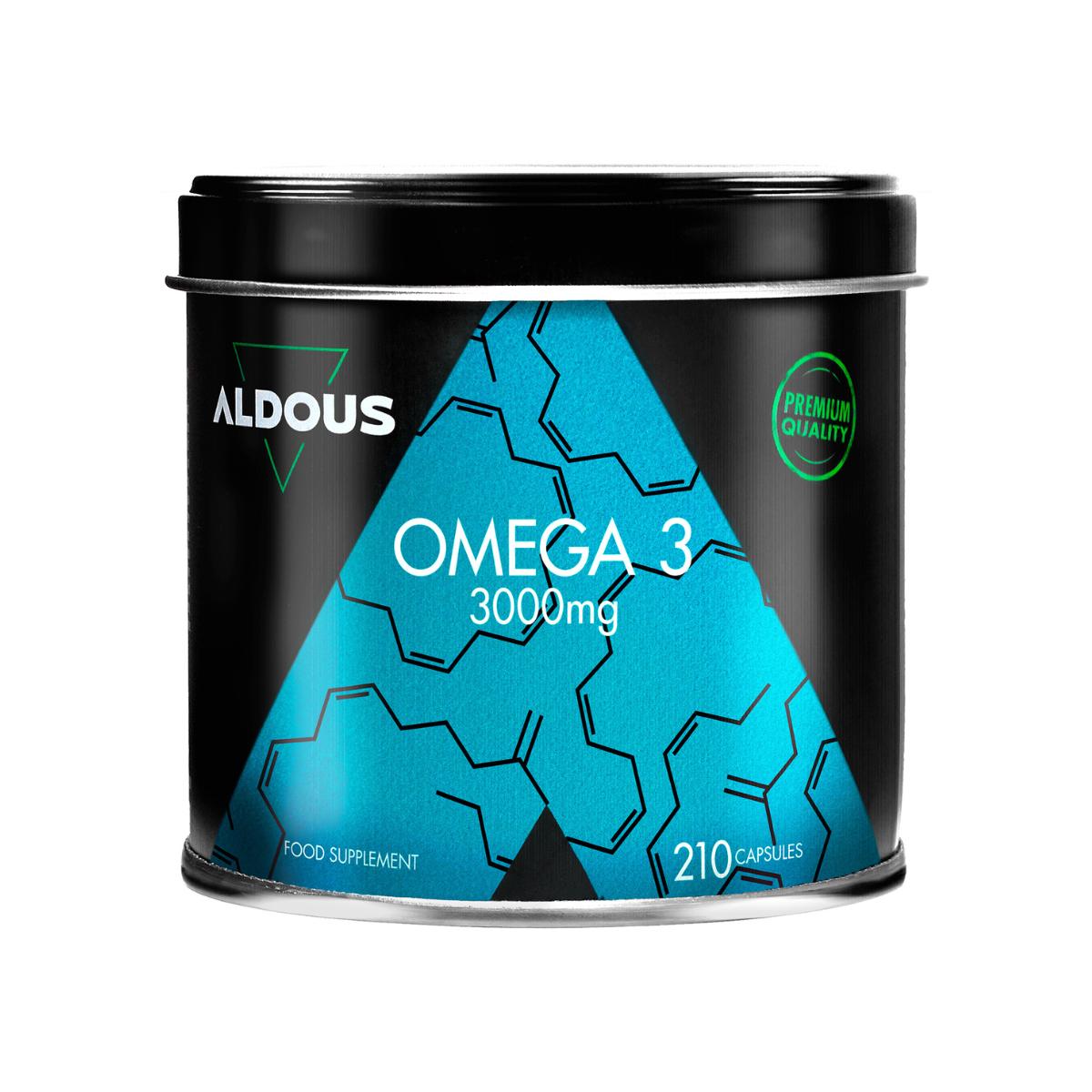 Omega 3 - 3000 mg | EPA e DHA Aldous 210 capsule