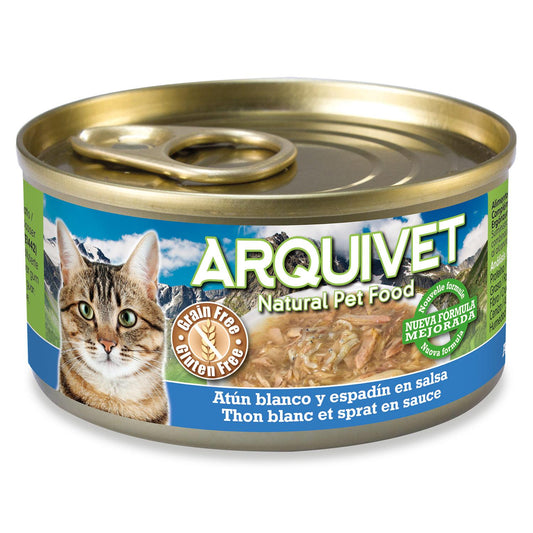 Weißer Thunfisch und Makrele in Sauce Arquivet 80 g Nassfutter für Katzen