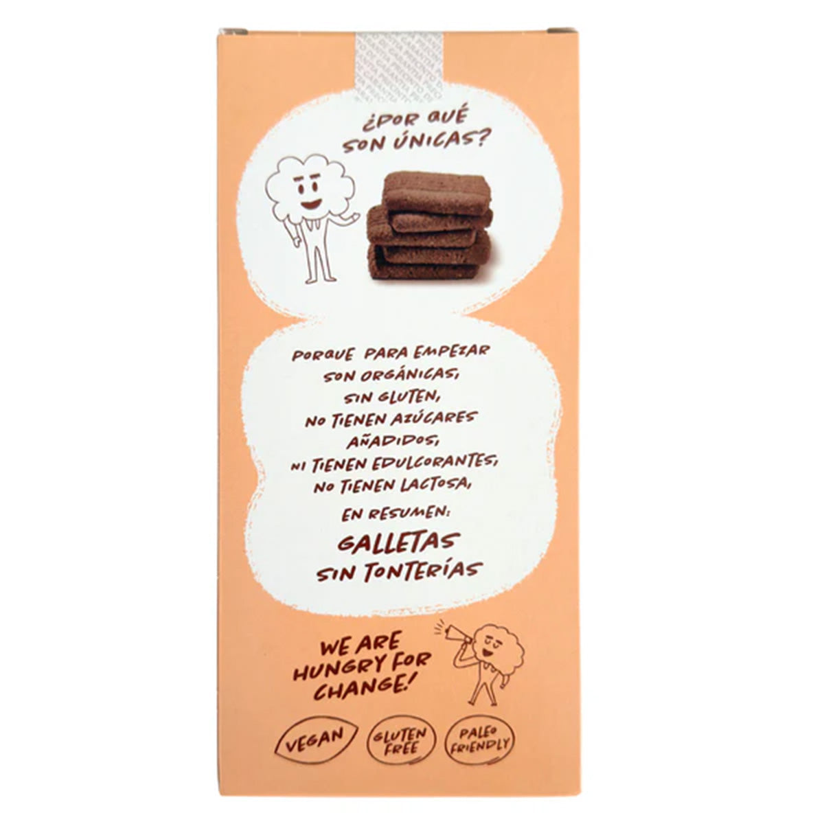 Biologische koekjes met cacao- en sinaasappelsmaak Natruly 125 g