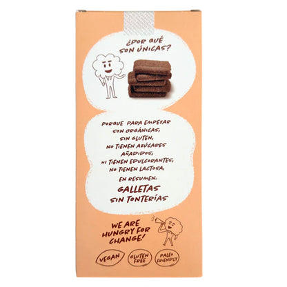 Biologische koekjes met cacao- en sinaasappelsmaak Natruly 125 g