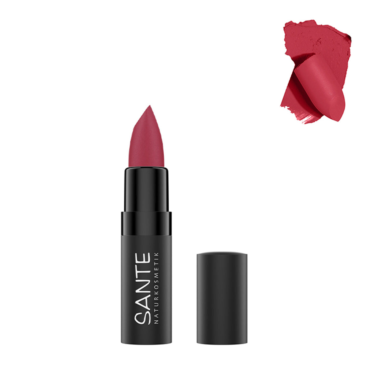 Rossetto opaco 06 Intense Cherry, Sante, 4,5 g