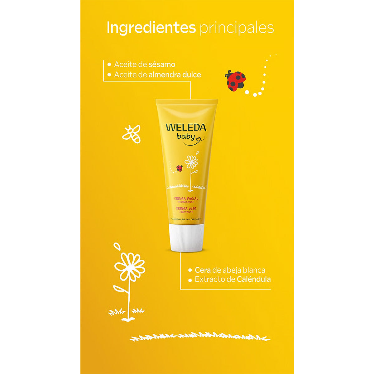 Crema viso per neonati alla calendula Weleda, 50 ml