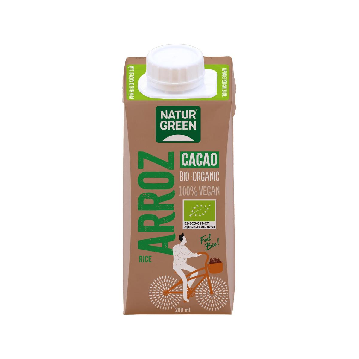 24er-Pack NaturGreen Bio-Reis-Kakao-Getränk 200 ml
