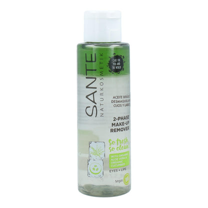 Sante two-phase make-up remover oil for eyes and lips, 110 ml
