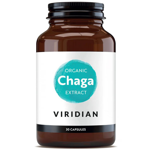 Estratto biologico di chaga Viridian 30 capsule