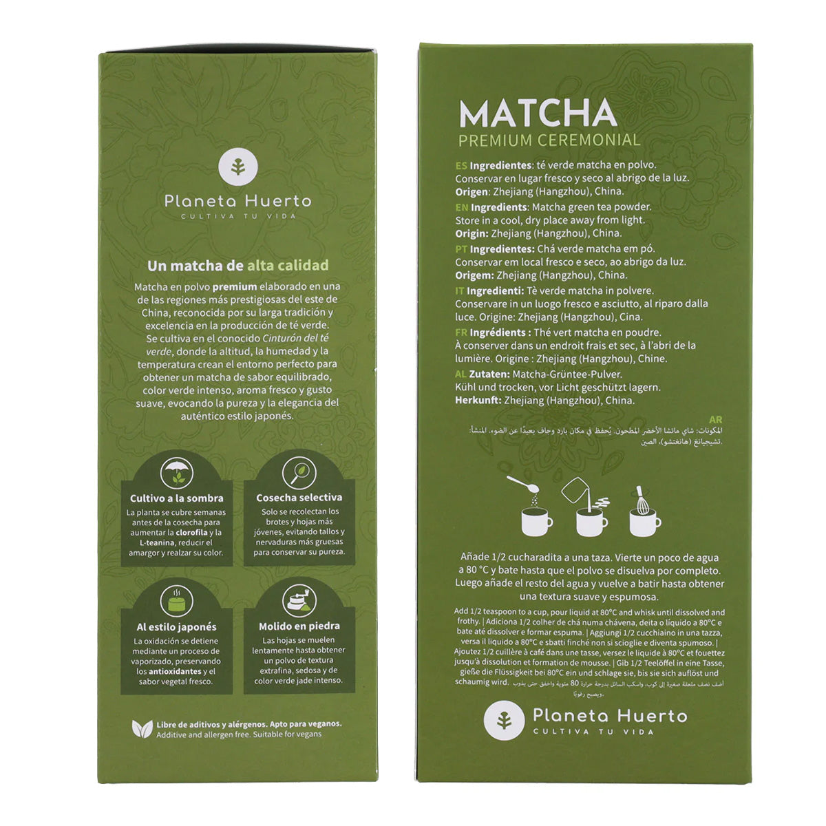Matcha-Tee Premium-Zeremonienqualität Planeta Huerto 200 g