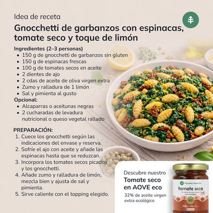 Gnocchetti de pois chiches ECO sans gluten Planeta Huerto 250 g