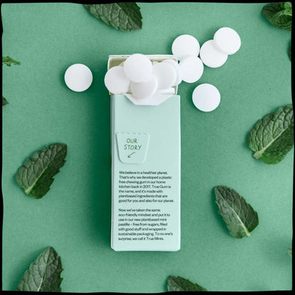 Plastfria karameller med färsk mint True Mints 13 g