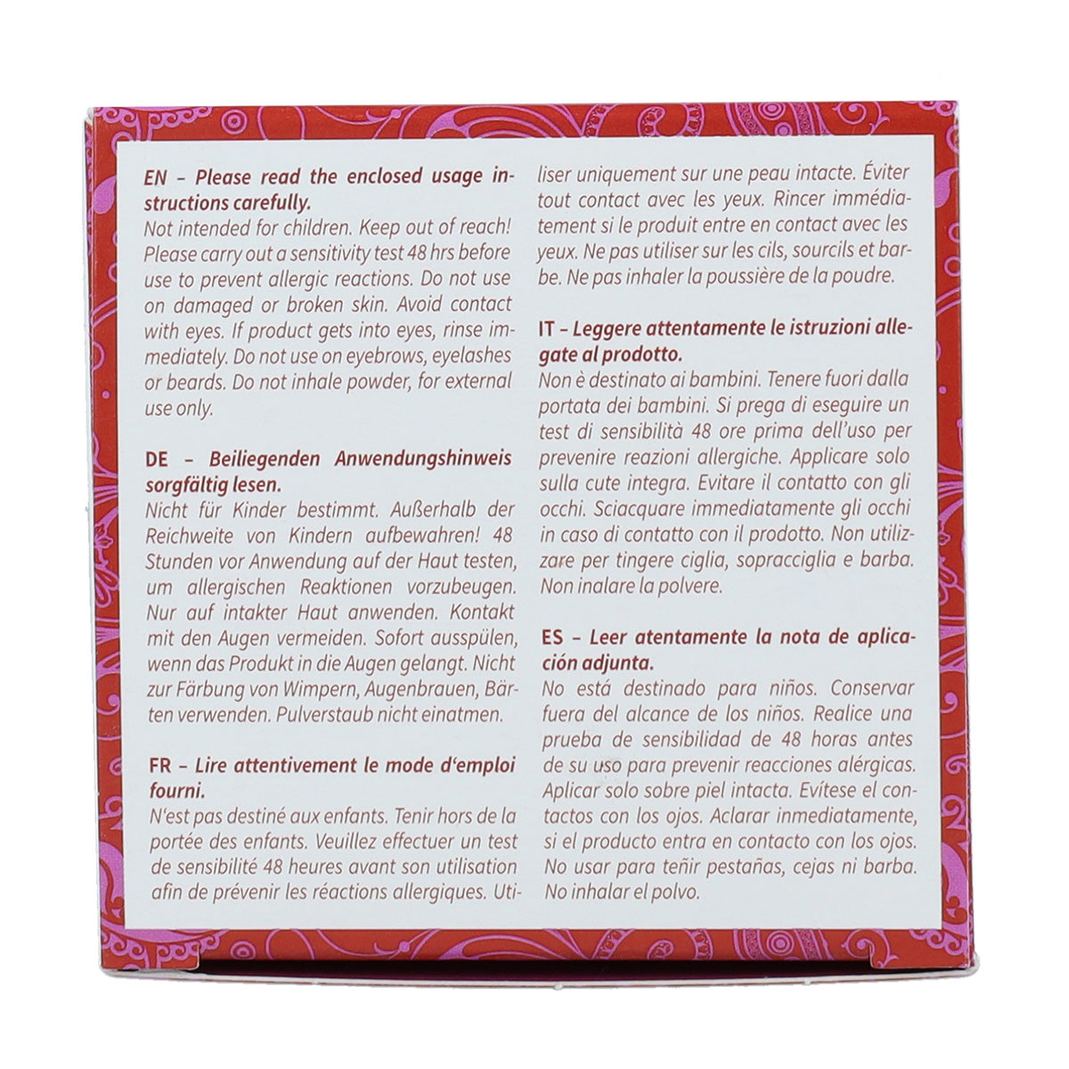 Natürliches Henna Amla und Jatropha, Khadi, 100 g