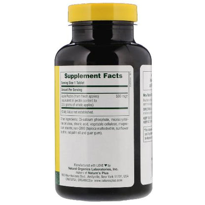 Pectine de pomme 500 mg 180 comprimés Natures Plus