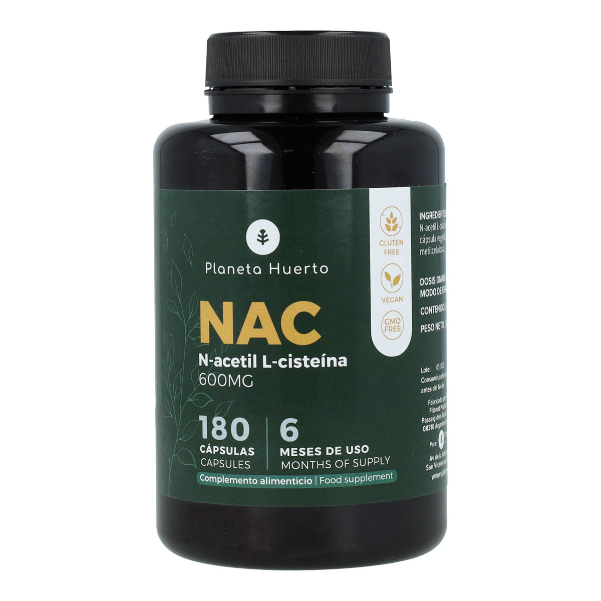 NAC 600 mg Planeta Huerto 180 Kapseln