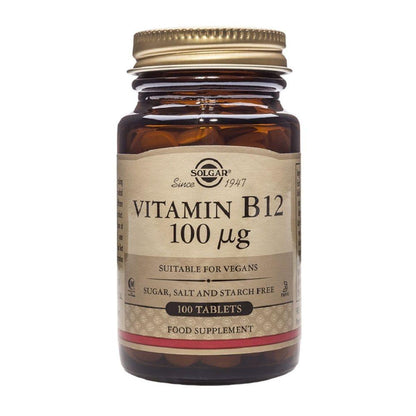 Vitamin B12 100 mcg Solgar 100 Tabletten