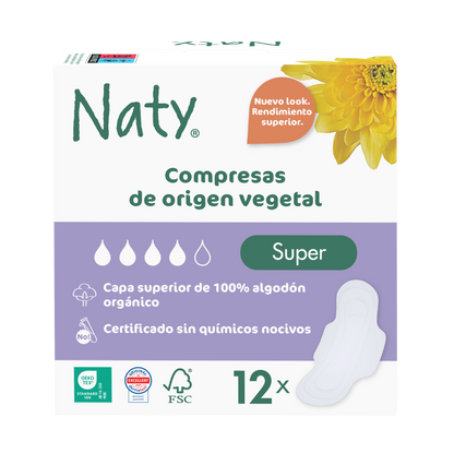 Assorbenti Super, Naty, 12 pezzi