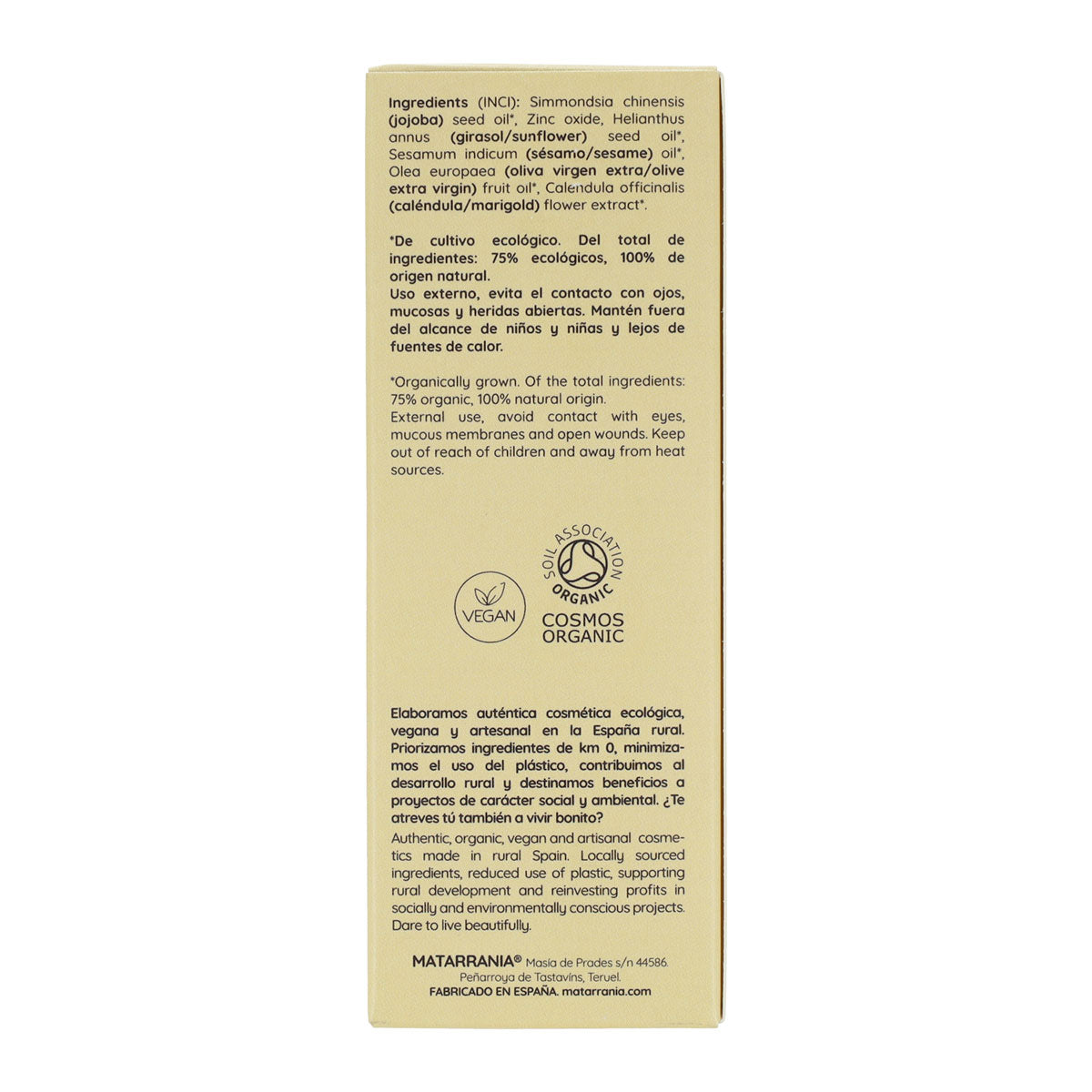 2er-Pack Sonnenschutzfluid 30 SPF BIO Matarrania 100 ml