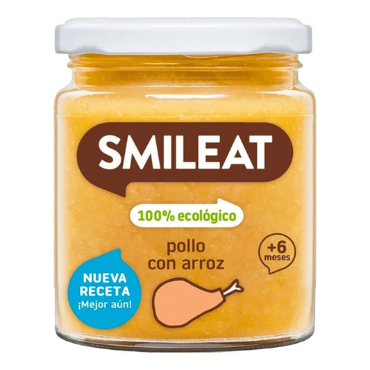 Bioburk med kyckling och ris +6 månader Smileat, 230 g