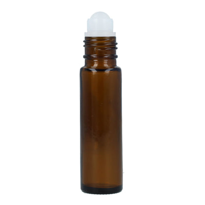 Contenitore roll-on in vetro ambrato, 10 ml. Camassia